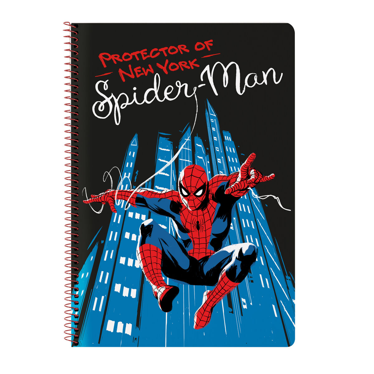 Notebook Spiderman Hero Negru A4 80 Frunze