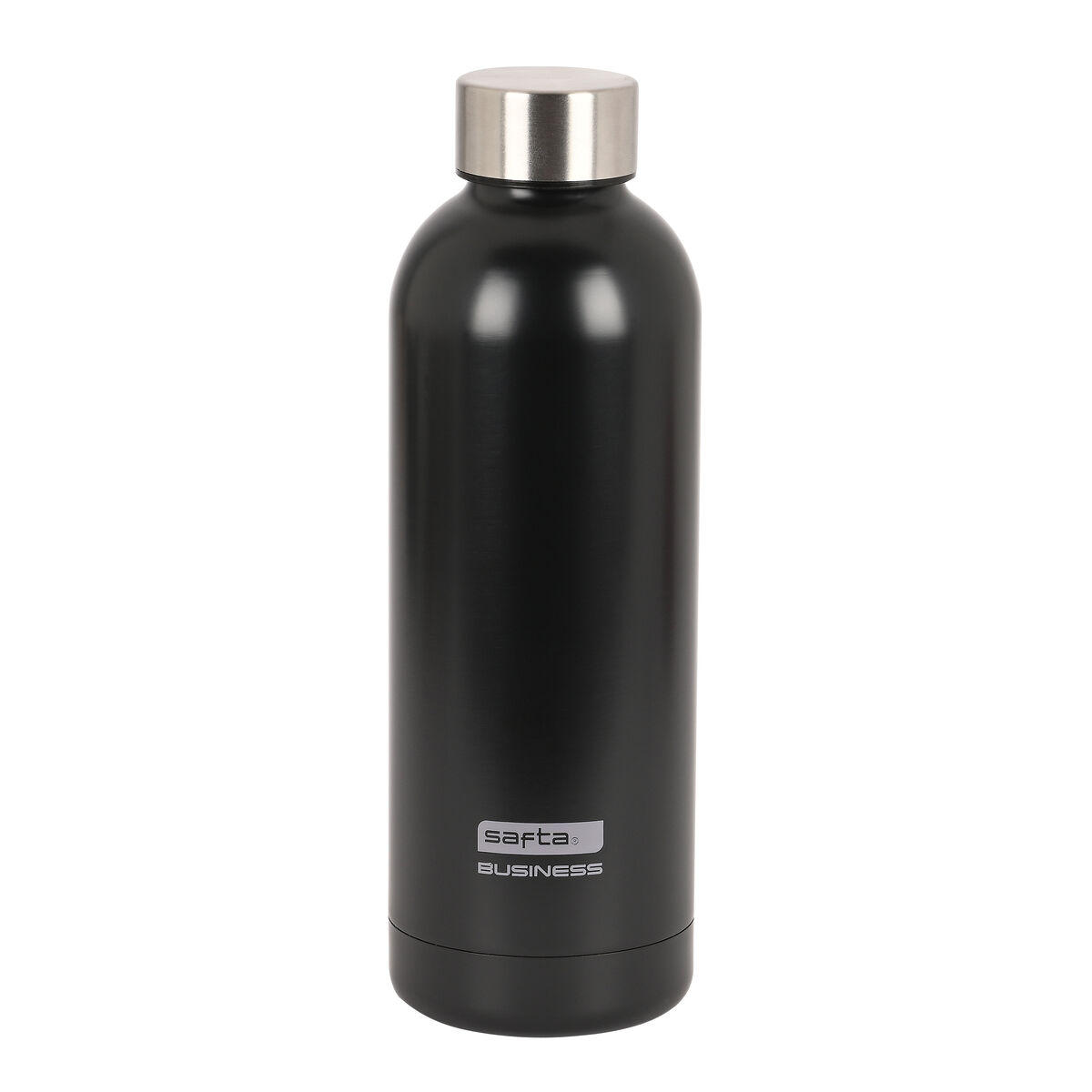 Sticlă Termică din Oțel Inoxidabil Safta Black 500 ml Negru