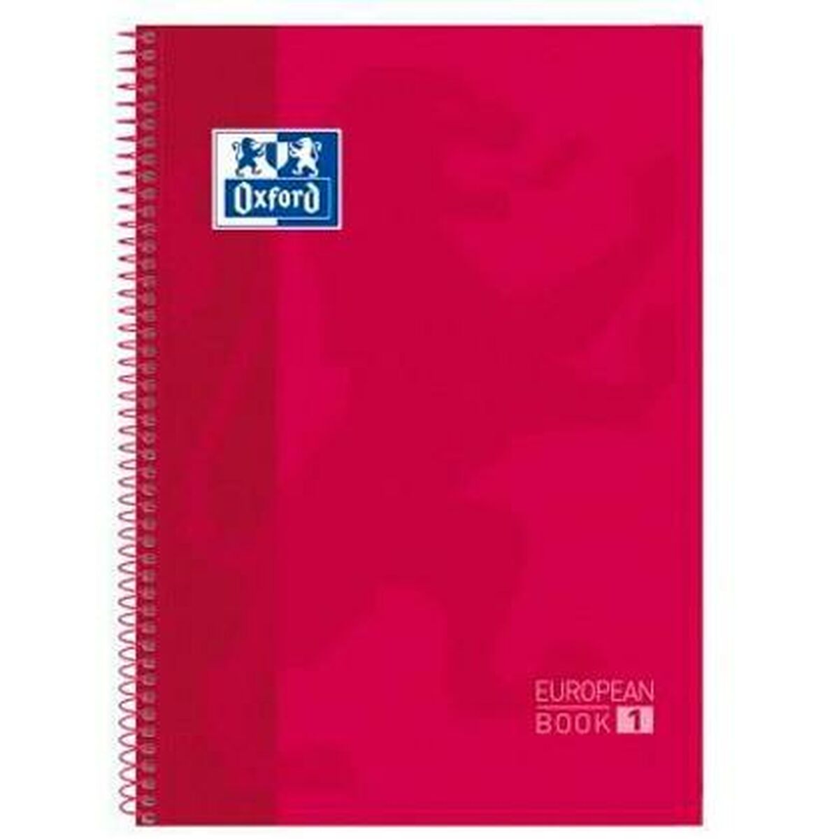 Notebook Oxford European Book Roșu A4 5 Unități