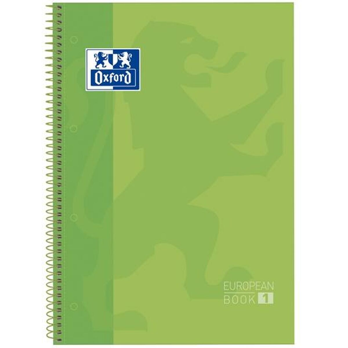 Notebook Oxford European Book Apple Verde A4 5 Unități