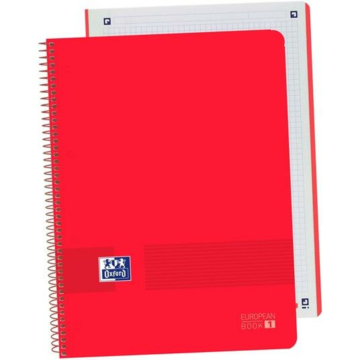 Notebook Oxford Live&Go Roșu A4 5 Unități