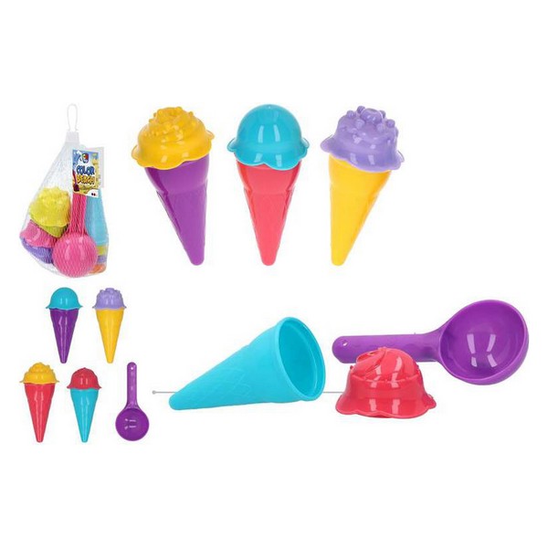 Set de jucării de plajă Ice Cream Color Beach (9 pcs)