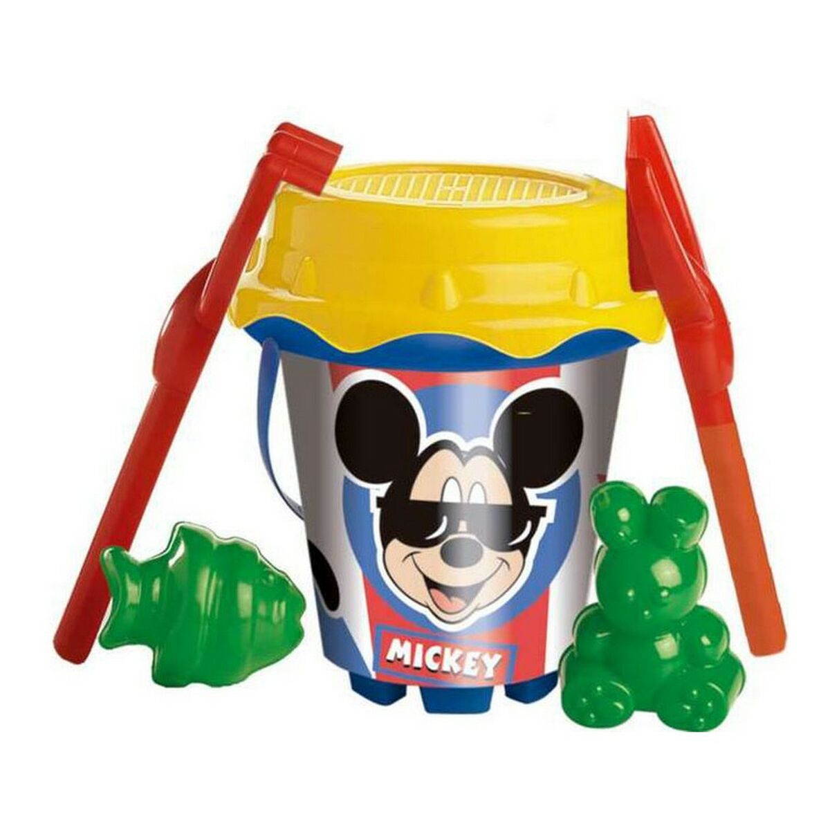 Găleată de plajă Unice Toys Mickey Mouse PVC (6 pcs)