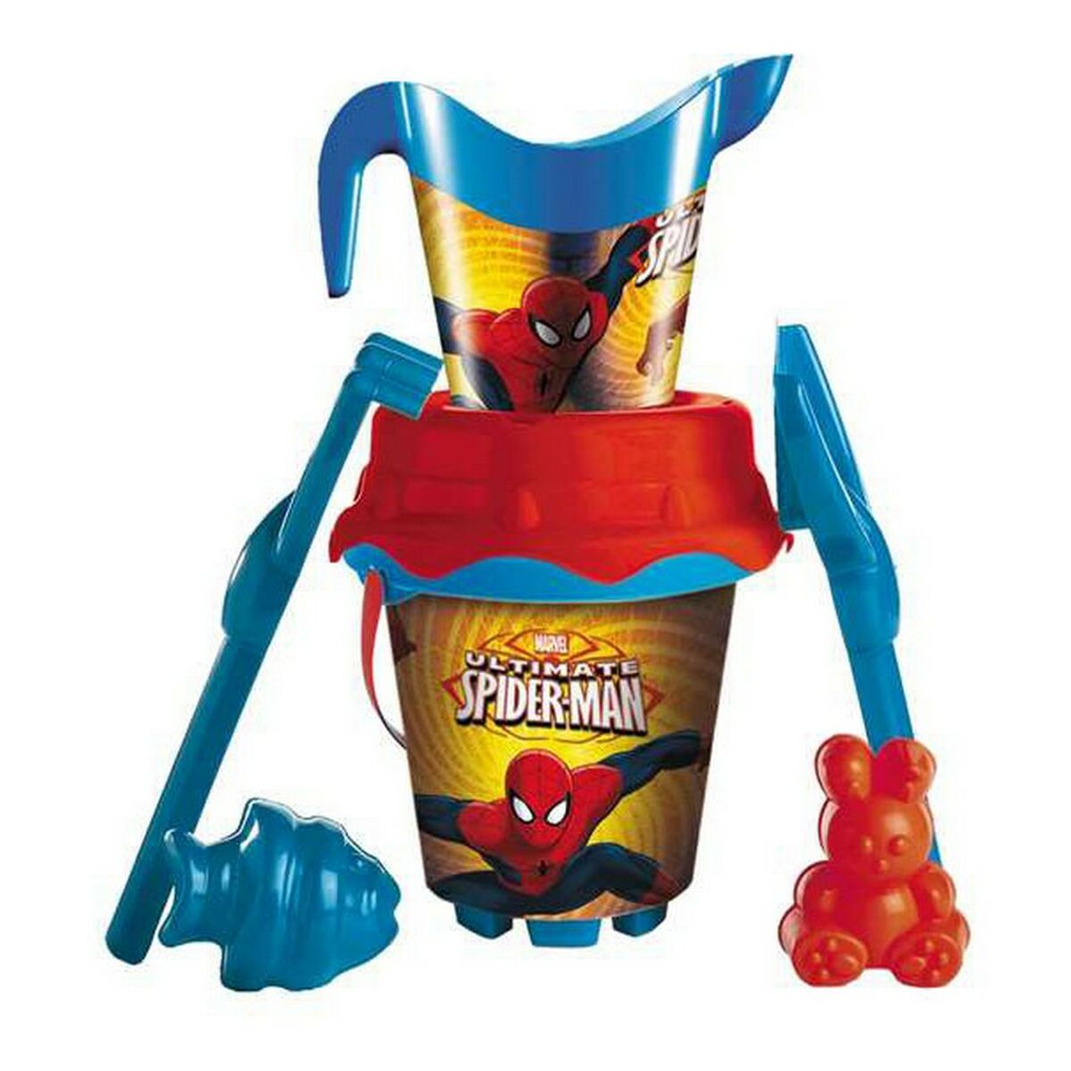 Găleată de plajă Unice Toys Spiderman (18 cm)