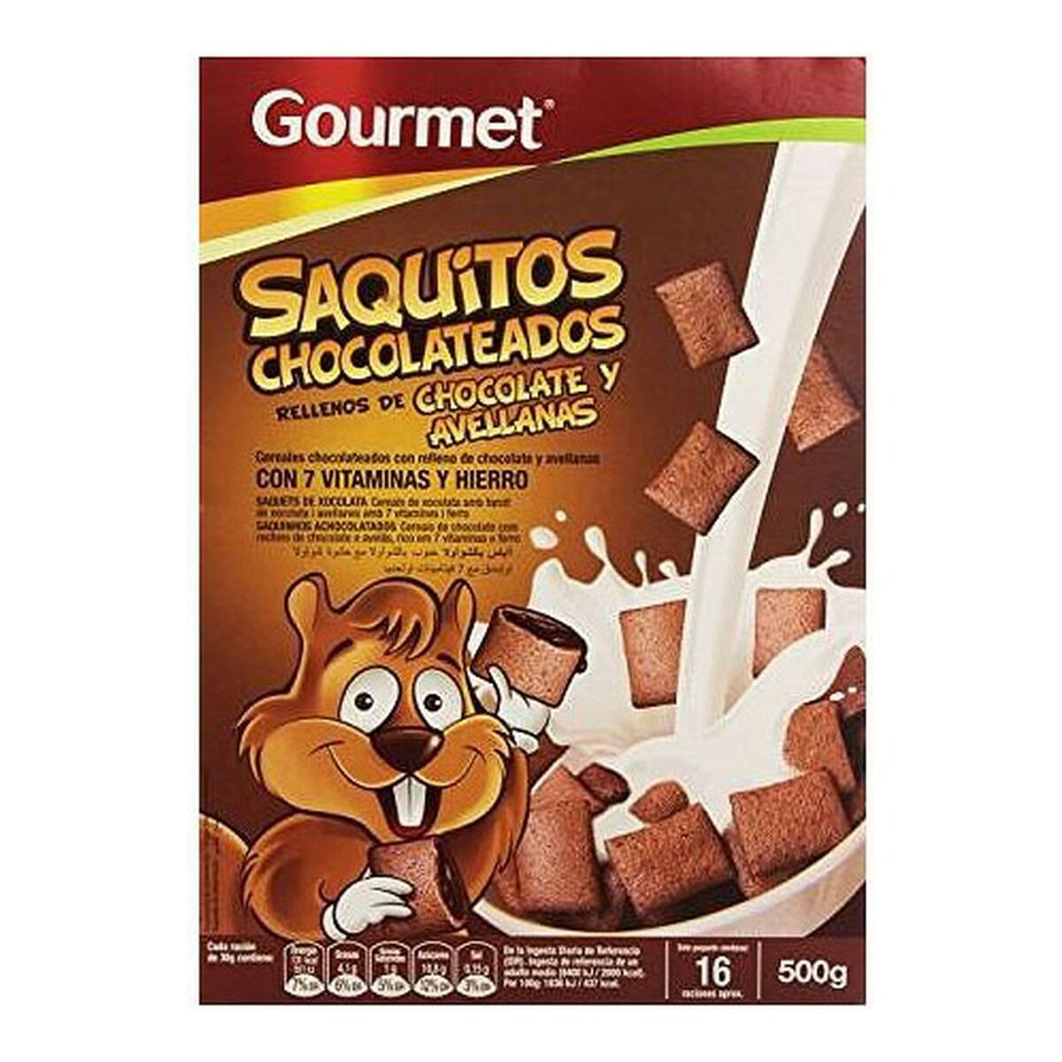 Cereale Gourmet Saquitos Choco (500 g)