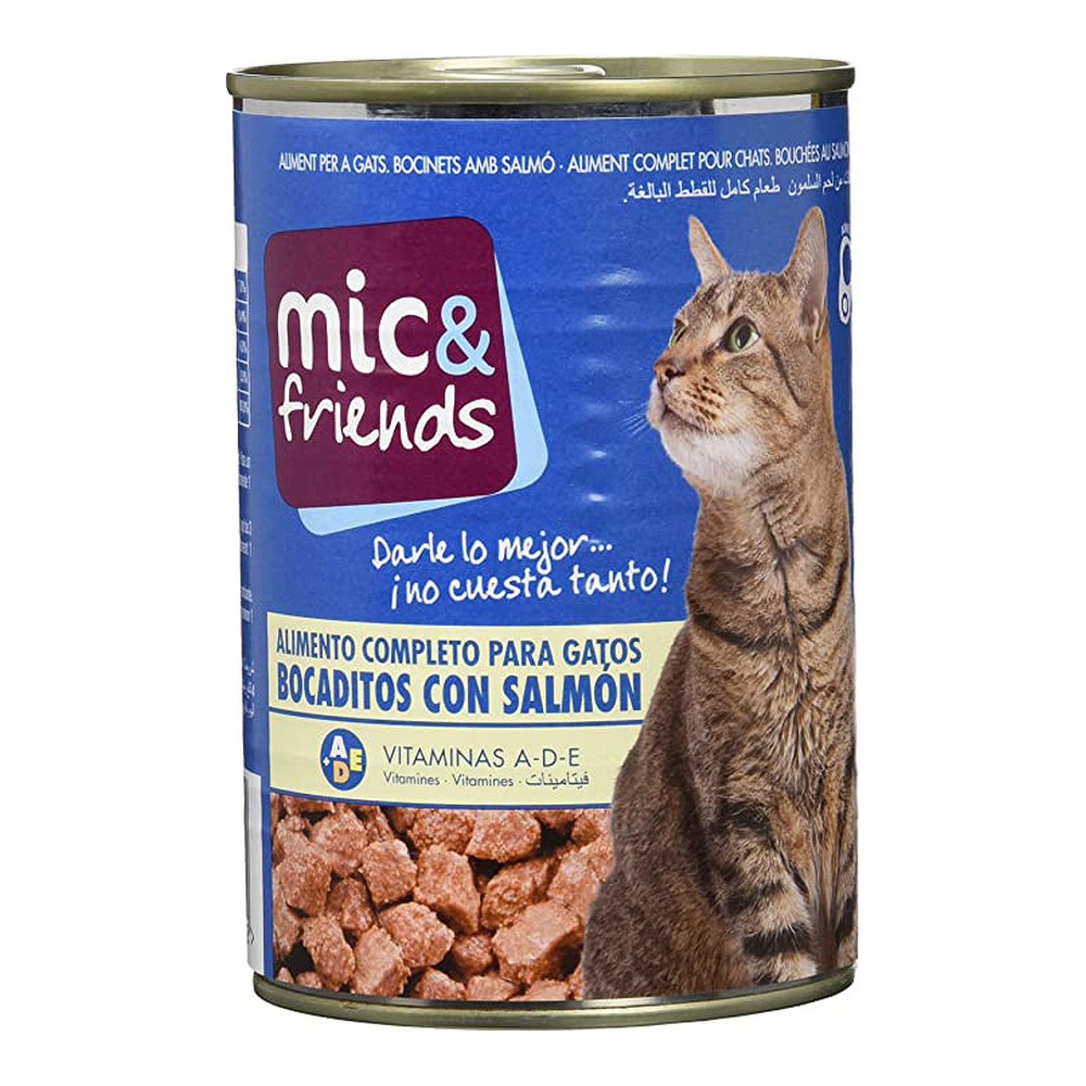 Mâncare pentru pisici Mic&Friends Bocaditos Salmón (425 g)