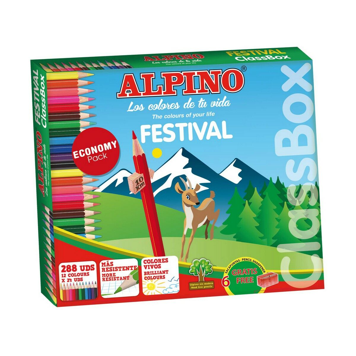 Creioane culori Alpino Festival 288 antal