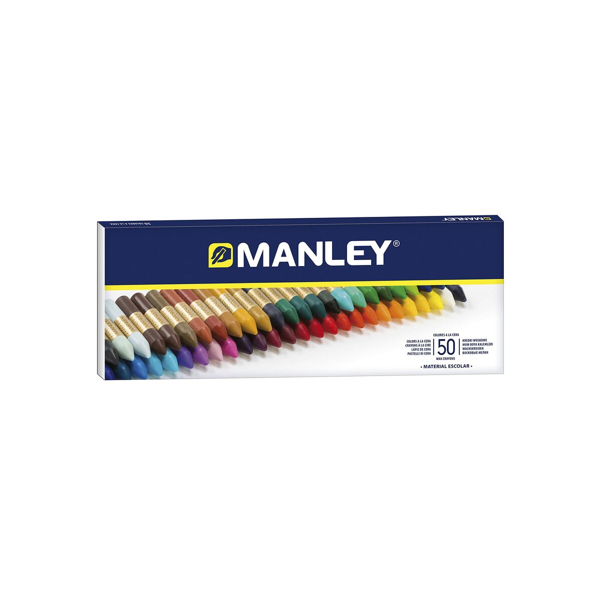 Creioane ceară colorate Manley Multicolor