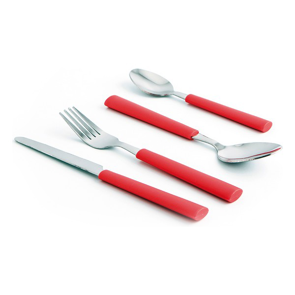 Set de Tacâmuri Quid Habitat (24 pcs) Oțel inoxidabil - Culoare Alb