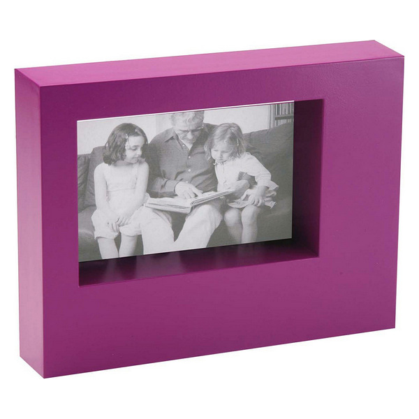 Suport pentru Poze polipropilenă (4 x 21 x 15,5 cm) - Culoare violet