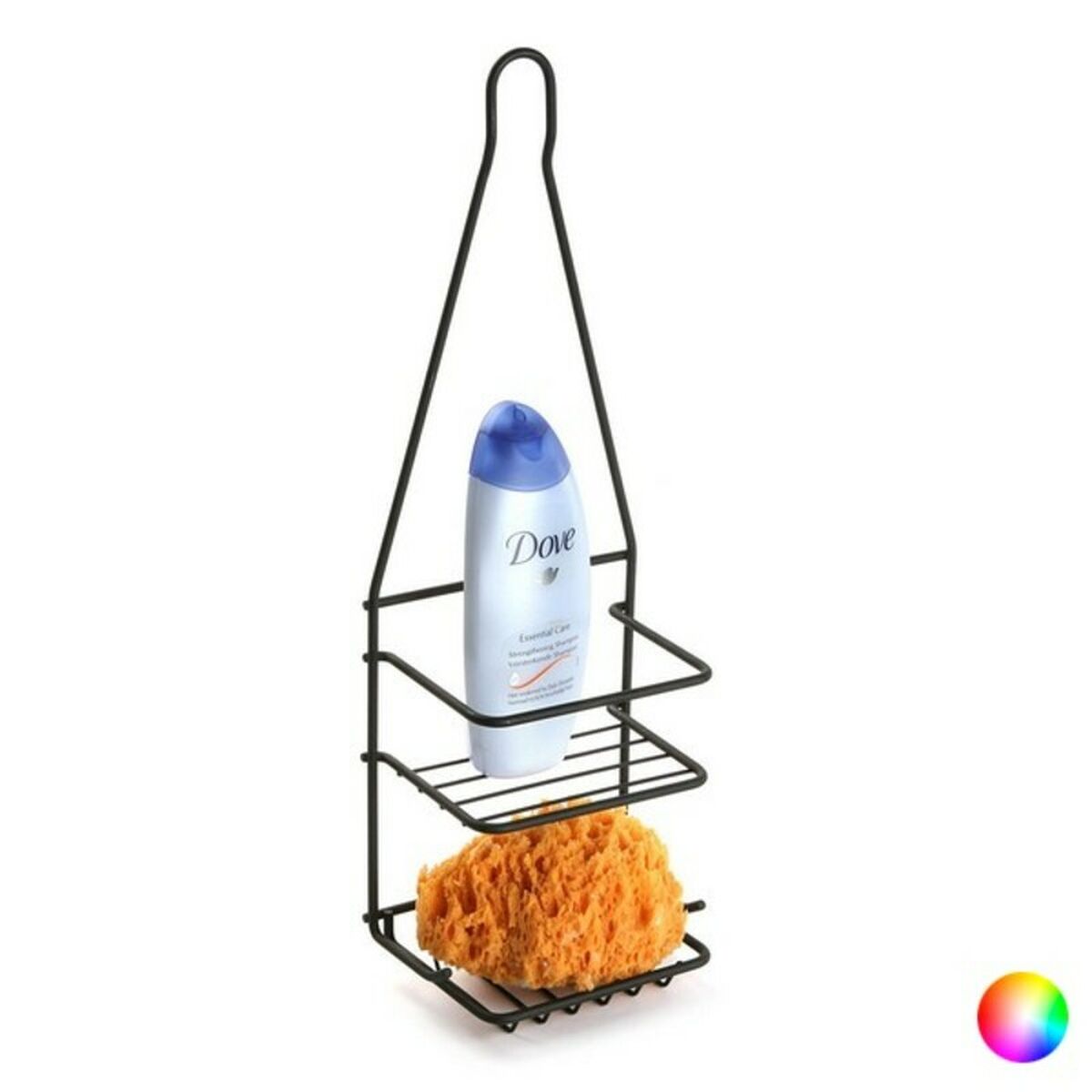 Agățătoare pentru duș  Metal (10,5 x 46 x 15,5 cm) - Culoare Portocaliu