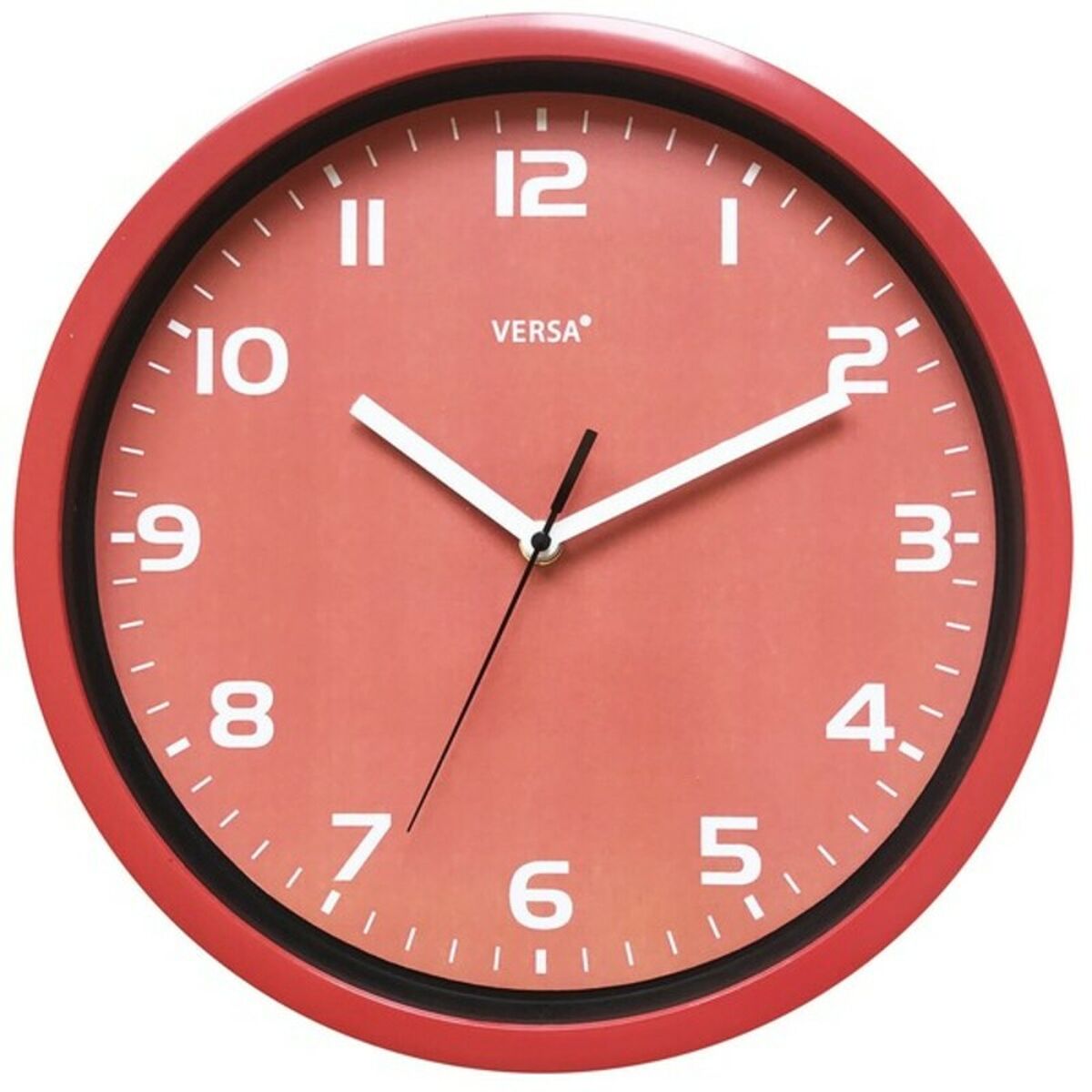 Ceas de Perete (Ø 30 cm) Plastic - Culoare Roșu