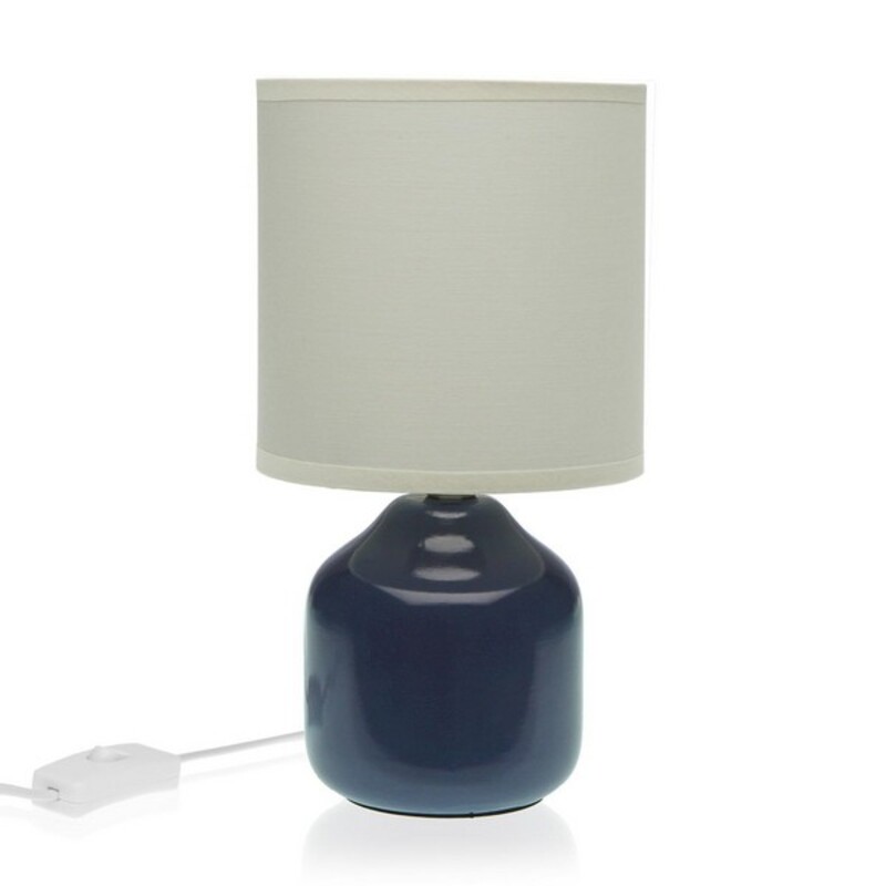 Lampă de Masă Basic Ceramică (14 x 26 x 14 cm) - Culoare Alb