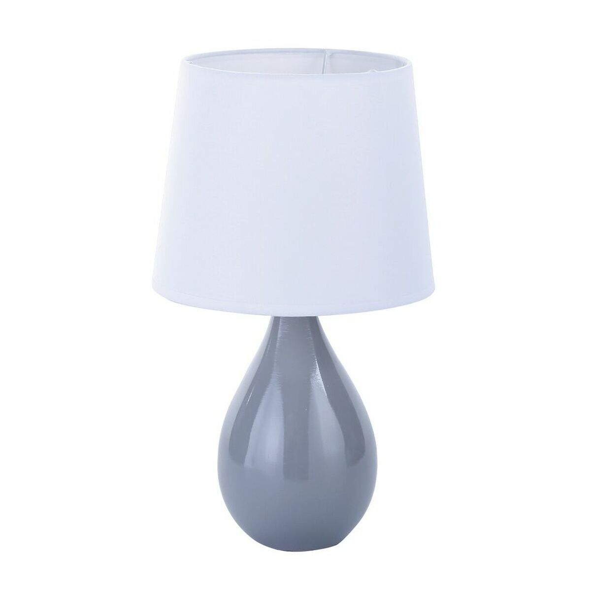 Lampă de masă Cozy Gri Ceramică (20 x 35 x 20 cm)