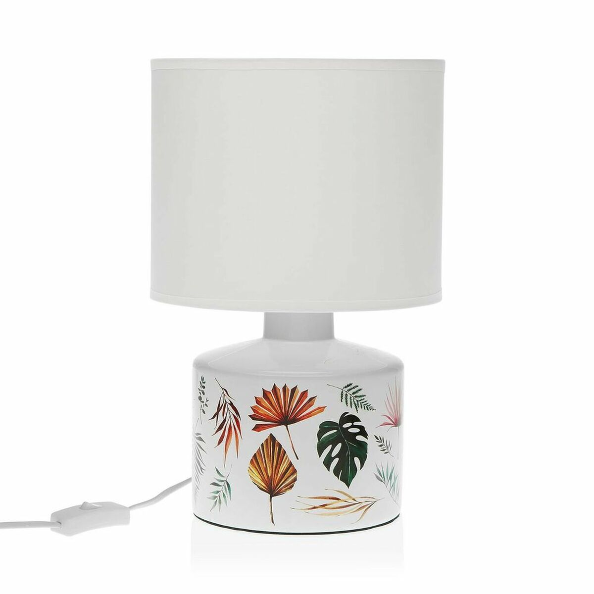 Lampă de masă Roxanne Frunze Ceramică (22,5 x 35 x 22,5 cm)