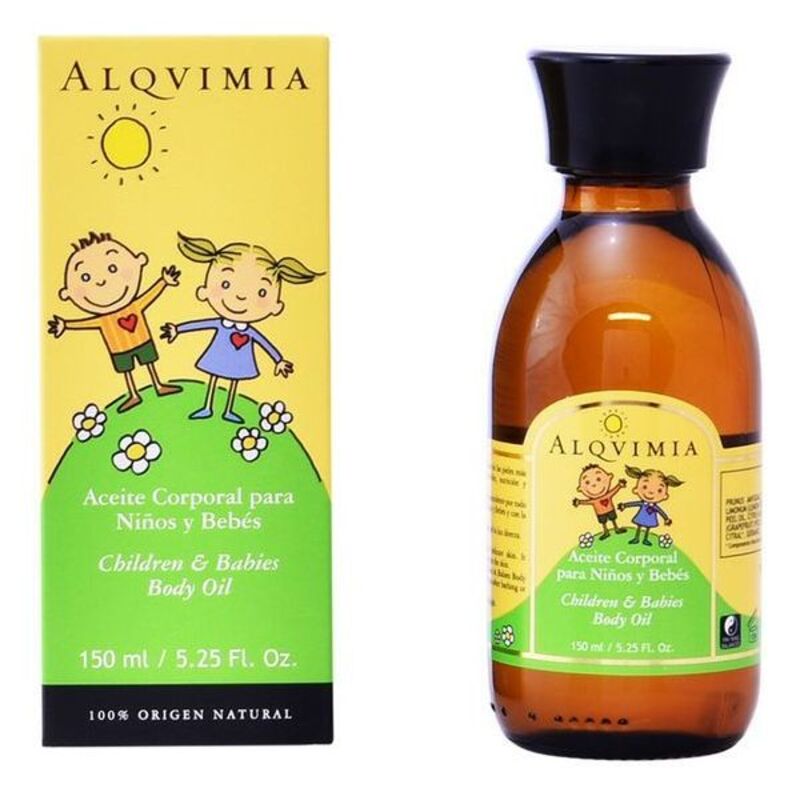 Ulei de Corp pentru Copii și Bebeluși Alqvimia (150 ml)