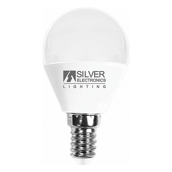 Bec LED Sferic Silver Electronics E14 7W Lumină caldă - Selectați opțiunea dvs 5000K