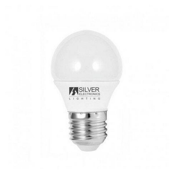 Bec LED Sferic Silver Electronics ECO E27 5W Lumină albă - Selectați opțiunea dvs 3000K