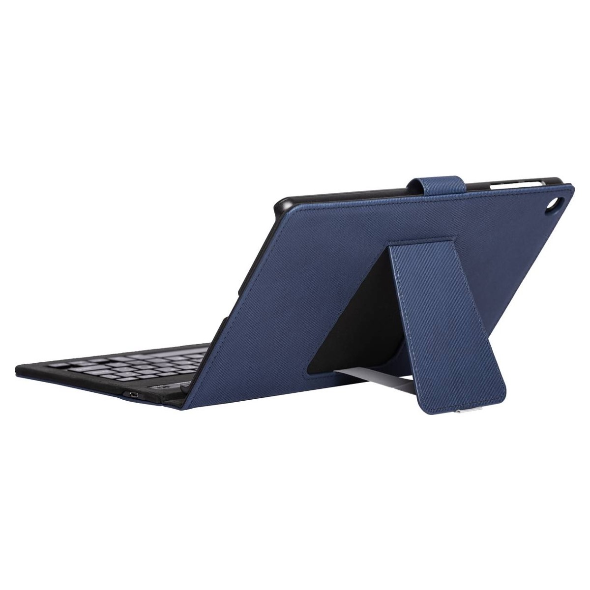 Husă pentru Tabletă și Tastatură Silver HT Galaxy Tab A8 Albastru