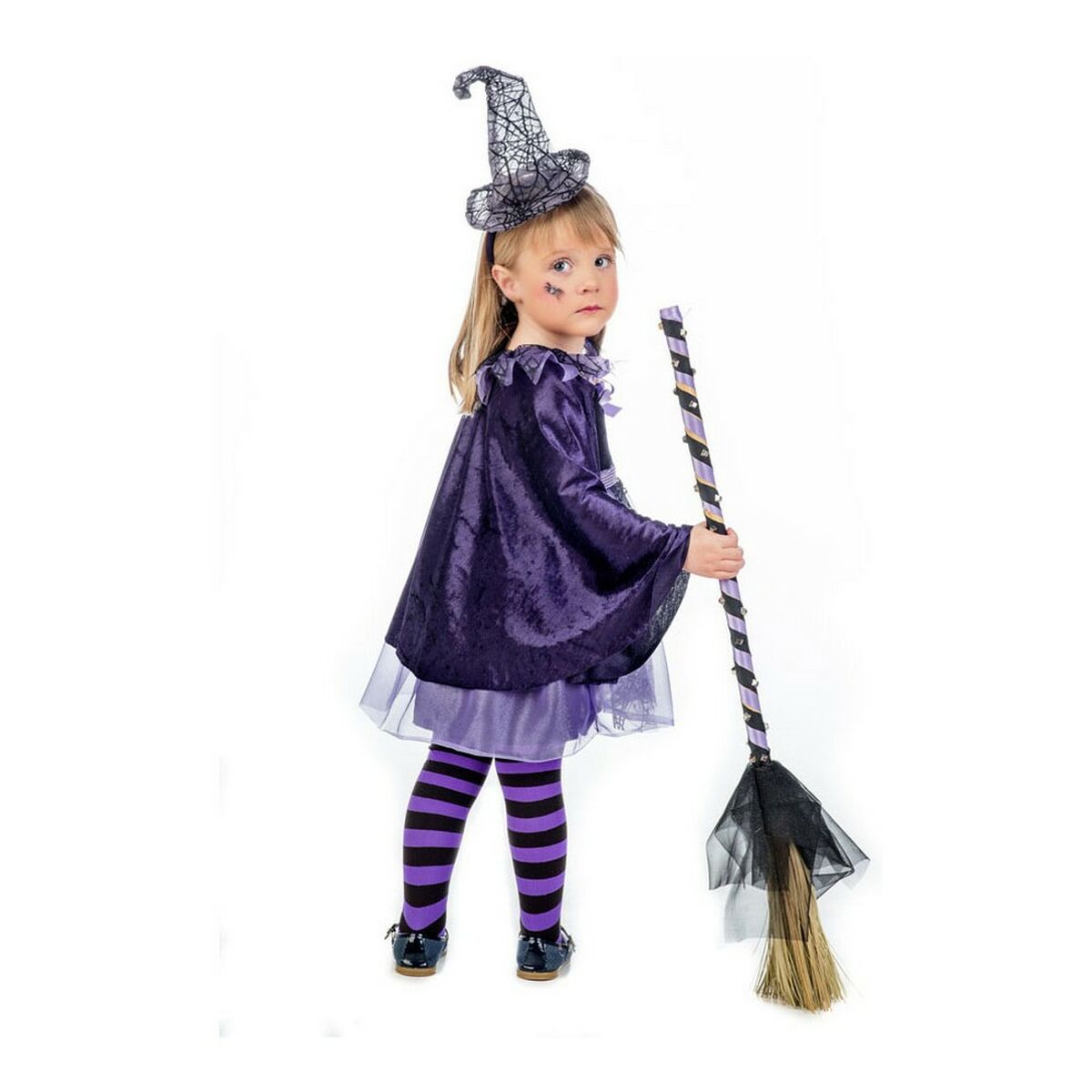 Costum Deghizare pentru Copii Rainbow Vrăjitoare Mărimea 2