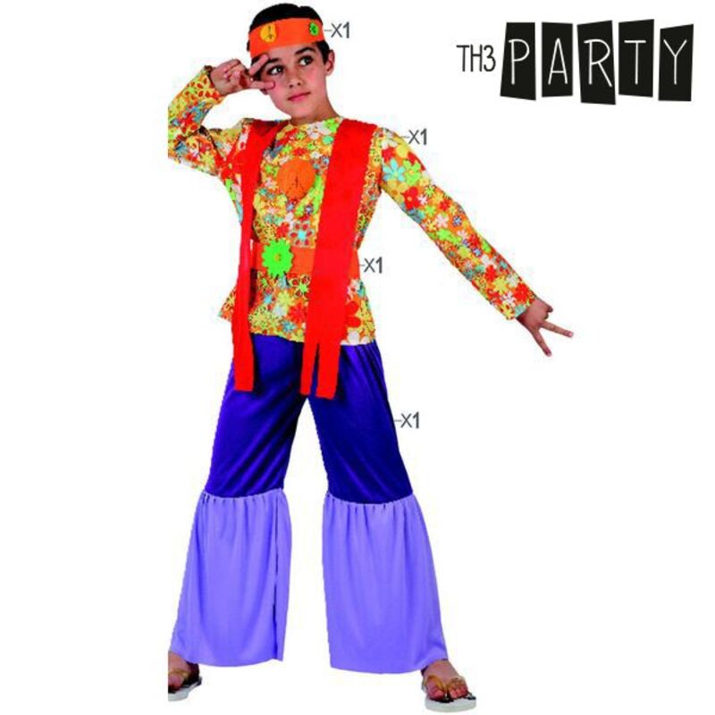 Costum Deghizare pentru Copii Th3 Party Hippie - Mărime 5-6 Ani
