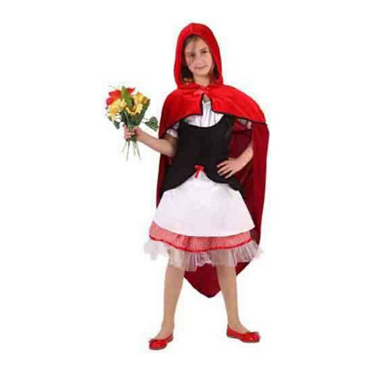 Costum Deghizare pentru Copii Scufița Roșie - Mărime 7-9 Ani
