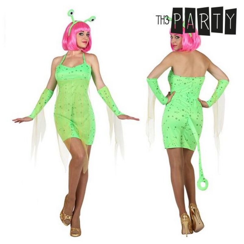 Costum Deghizare pentru Adulți Alien sexy Verde (4 Pcs) - Mărime M/L