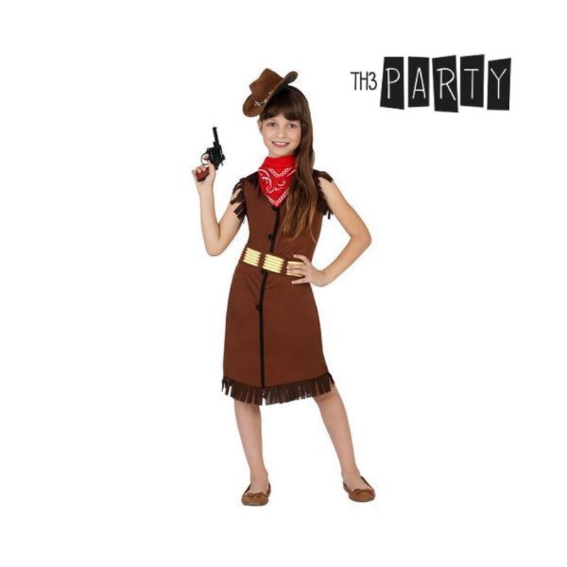 Costum Deghizare pentru Copii Cowgirl - Mărime 3-4 Ani
