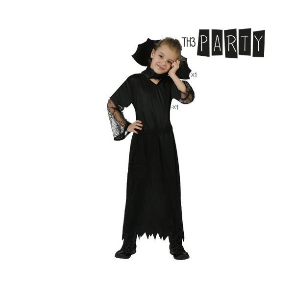 Costum Deghizare pentru Copii Văduva neagră - Mărime 3-4 Ani