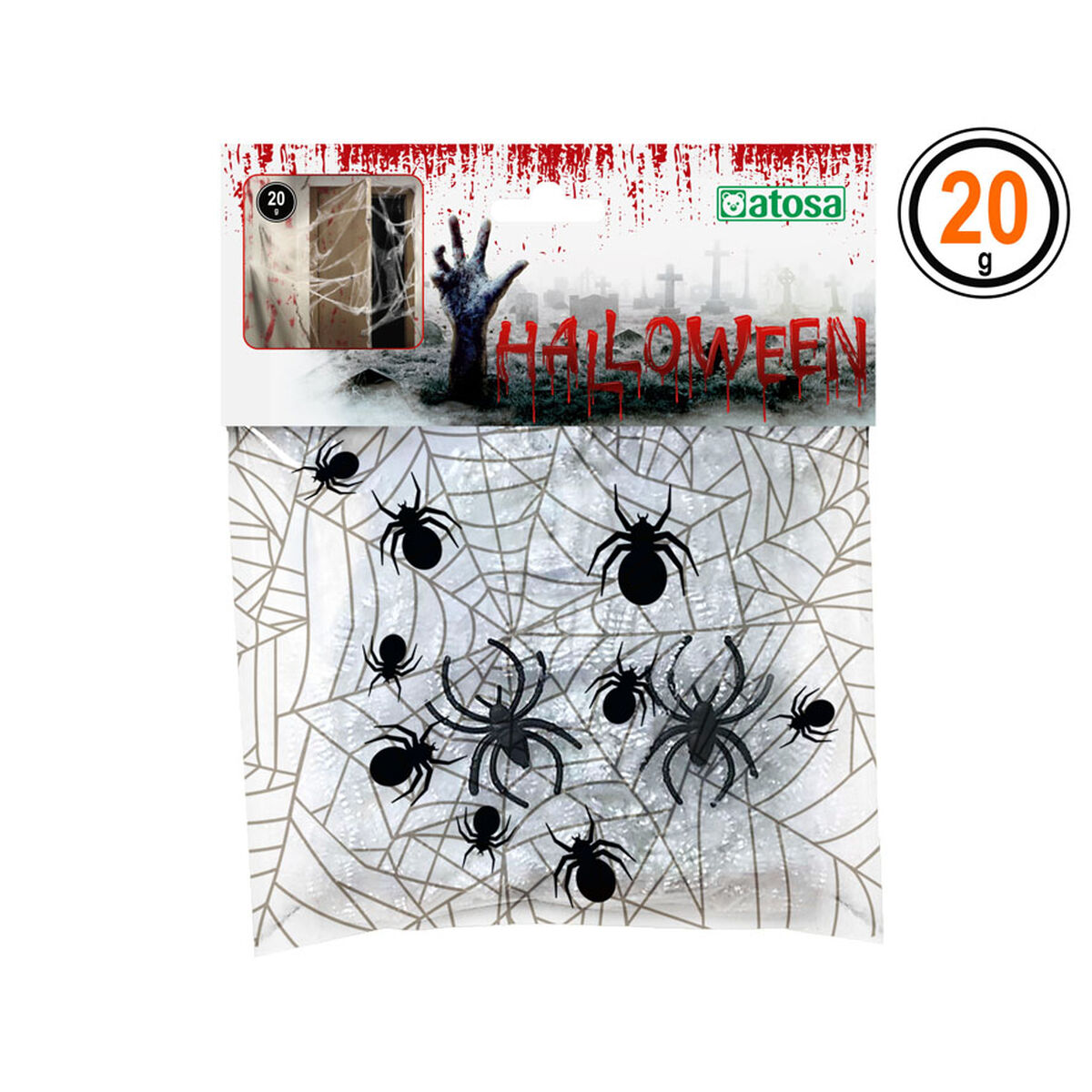 Decorațiune pentru Halloween Pânză de păianjen