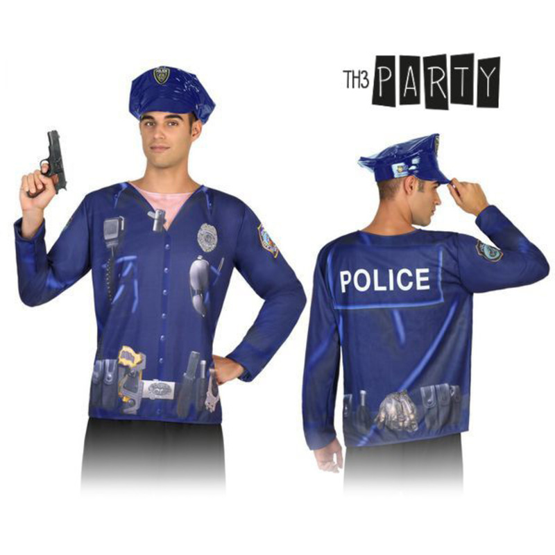 Tricou pentru adulți Th3 Party 7598 Polițist bărbat