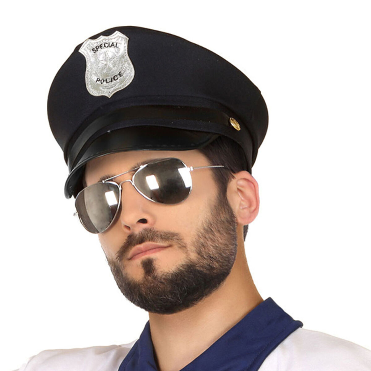 Pălărie Polițist Negru 117699