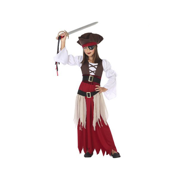 Costum Deghizare pentru Copii Pirat (4 Pcs) - Mărime 7-9 Ani