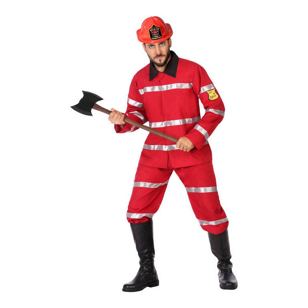 Costum Deghizare pentru Adulți DISFRAZ BOMBERO XS-S Shine Inline Pompier XS/S