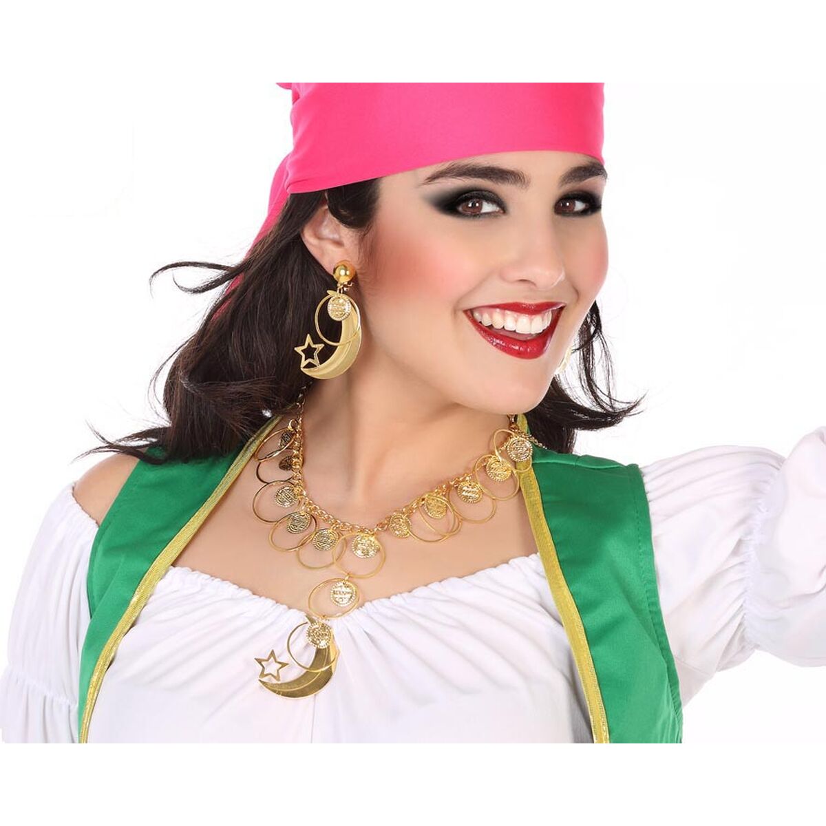 Set Colier și Cercei Accesorii pentru Costumație Arab