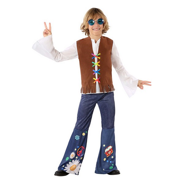 Costum Deghizare pentru Copii 111005 Hippie - Mărime 5-6 Ani