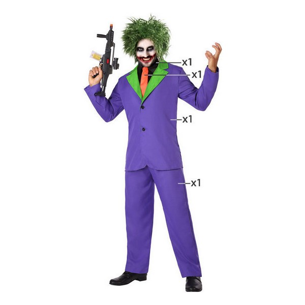 Costum Deghizare pentru Adulți Joker Clovn - Mărime XL