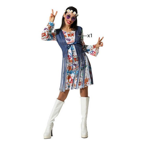 Costum Deghizare pentru Adulți Hippie - Mărime M/L
