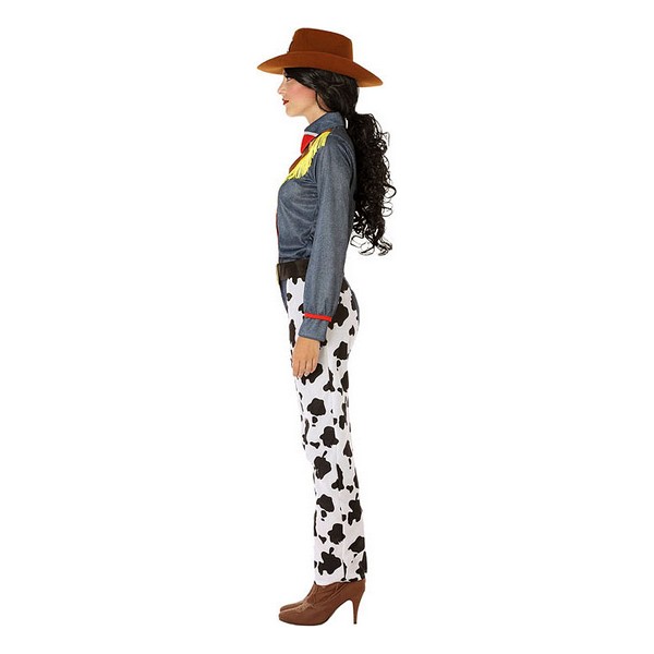 Costum Deghizare pentru Adulți 114517 Cowgirl Albă - Mărime XXL