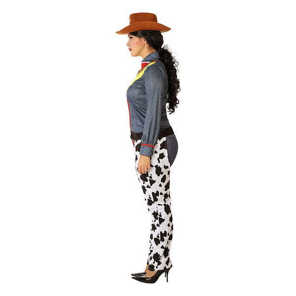 Costum Deghizare pentru Adulți 114517 Cowgirl Albă - Mărime XXL