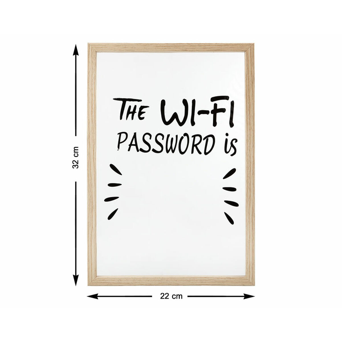 Tablă albă The WIFI Password