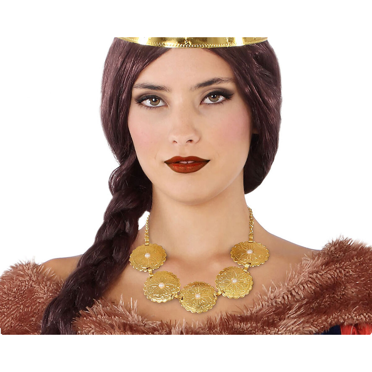 Colier Auriu* Regină Accesorii pentru Costumație