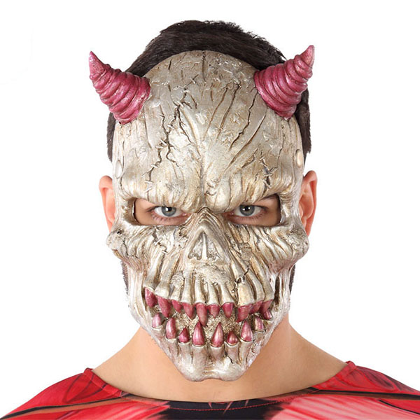 Mască Halloween Drac Alb (21 x 34 cm)