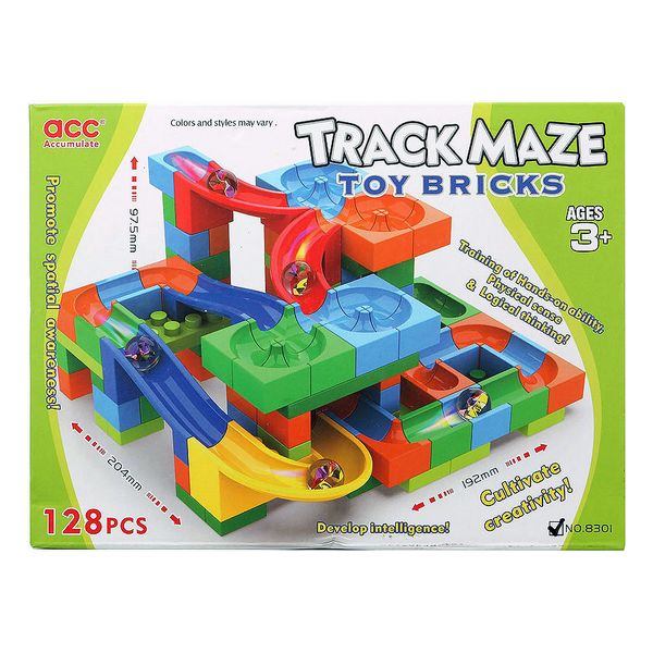 Joc de Construcții cu Plăci Track Maze 118063 (128 pcs)