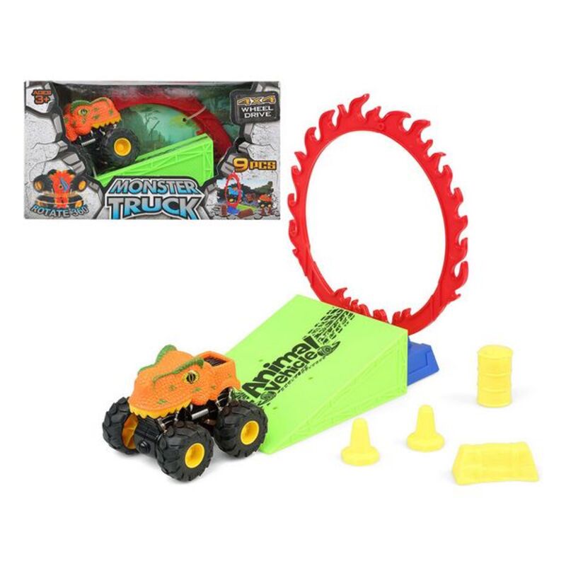 Set de Jucării cu Vehicule Dino Monster 110820 (9 pcs)