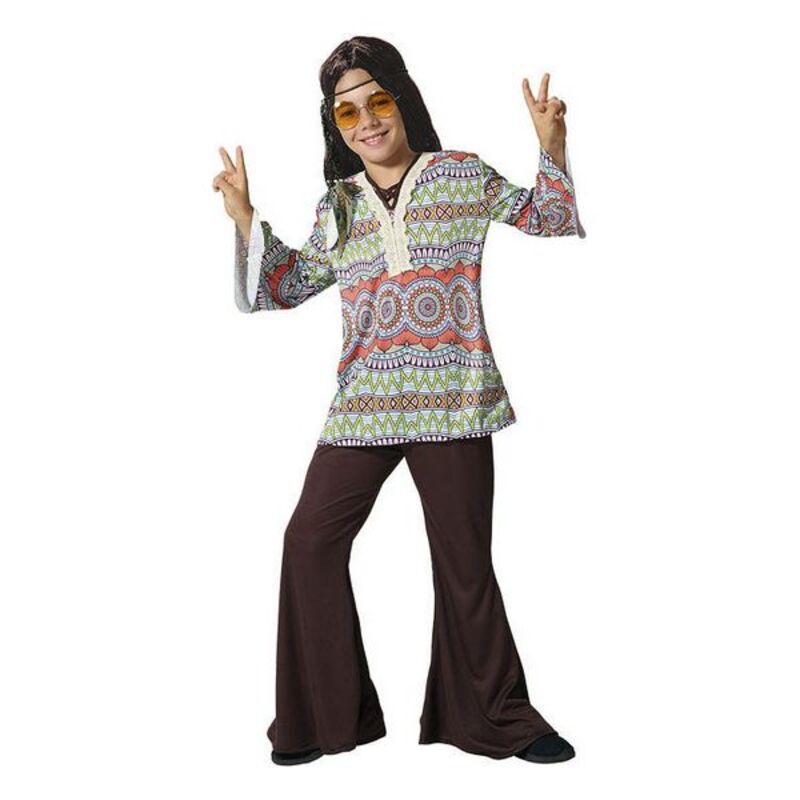 Costum Deghizare pentru Copii Hippie - Mărime 3-4 Ani