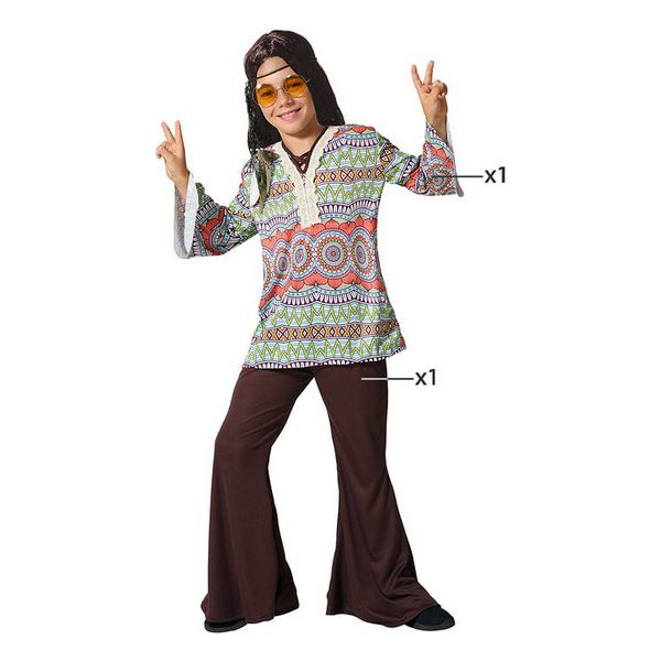 Costum Deghizare pentru Copii Hippie - Mărime 5-6 Ani
