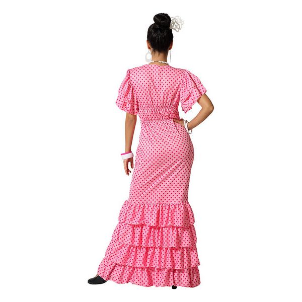 Costum Deghizare pentru Adulți Sevillană Roz - Mărime M/L