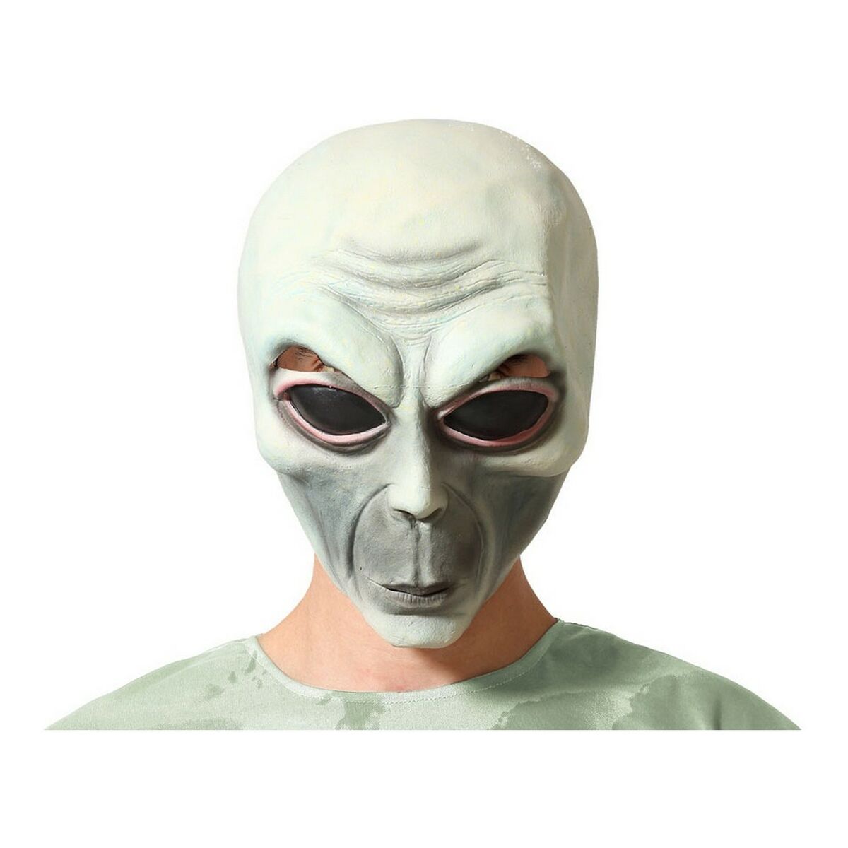 Mască Halloween Alien Verde