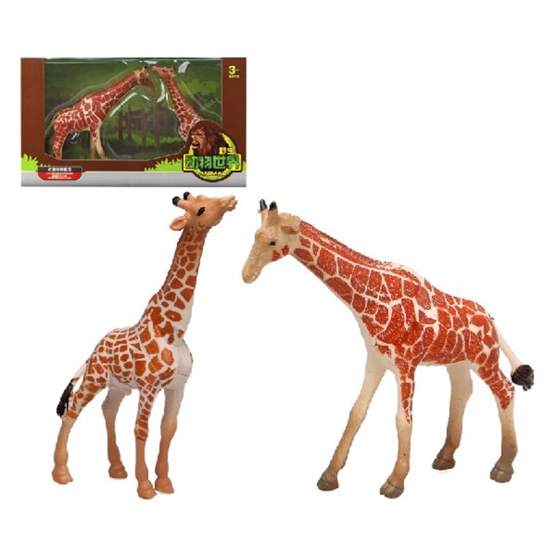 Set de Animale Sălbatice Girafă (2 pcs)